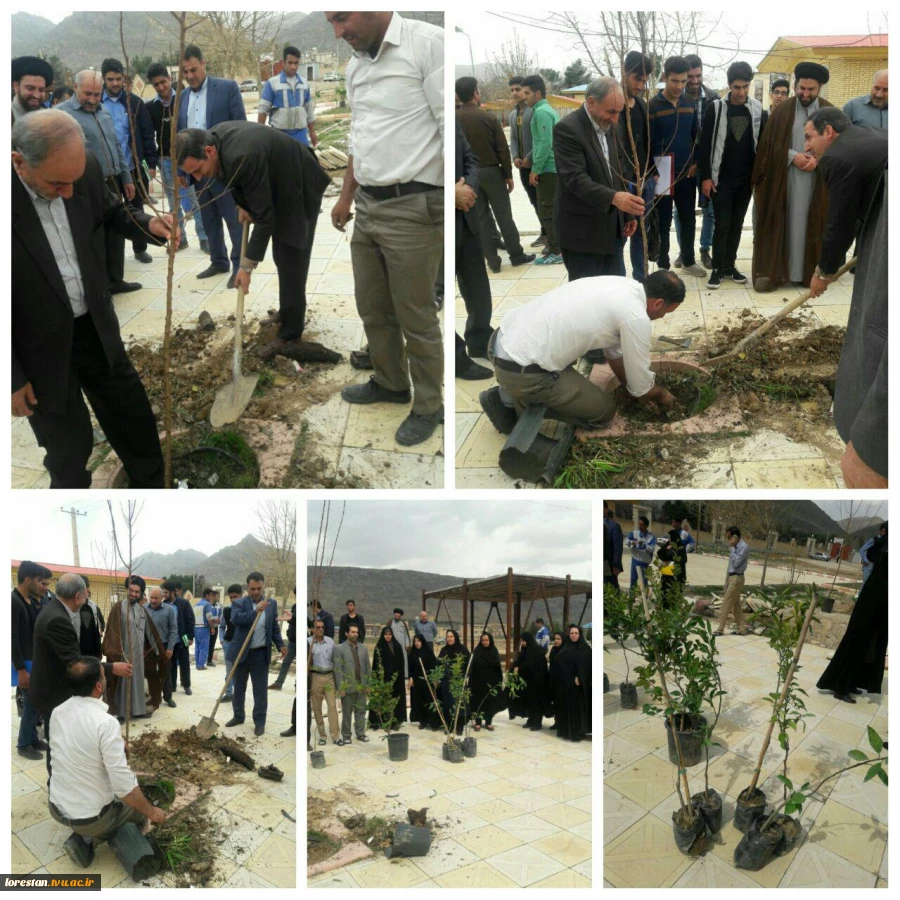 برگزاری مراسم روز  درختکاری دردانشکده