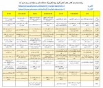 برنامه زمانبندی کلاس های آنلاین گروه برق الکترونیک دانشکده فنی و حرفه ای پسران خرم آباد 2