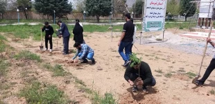 آیین کاشت ۱۱۵ نهال به نیابت ۱۱۵ دانشجوی شهید استان لرستان در بوستان شهید گمنام دانشگاه فنی و حرفه ای استان لرستان برگزار شد. 8