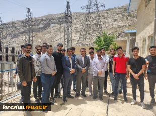 بازدید علمی دانشجویان رشته مهندسی برق دانشکده فنی پسران خرم آباد از پست 63/20kV خرم آباد  6