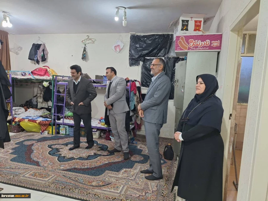 بازدید سرپرست دانشگاه ملی مهارت استان لرستان از خوابگاه دانشجویی دانشکده ملی مهارت دختران خرم آباد  3