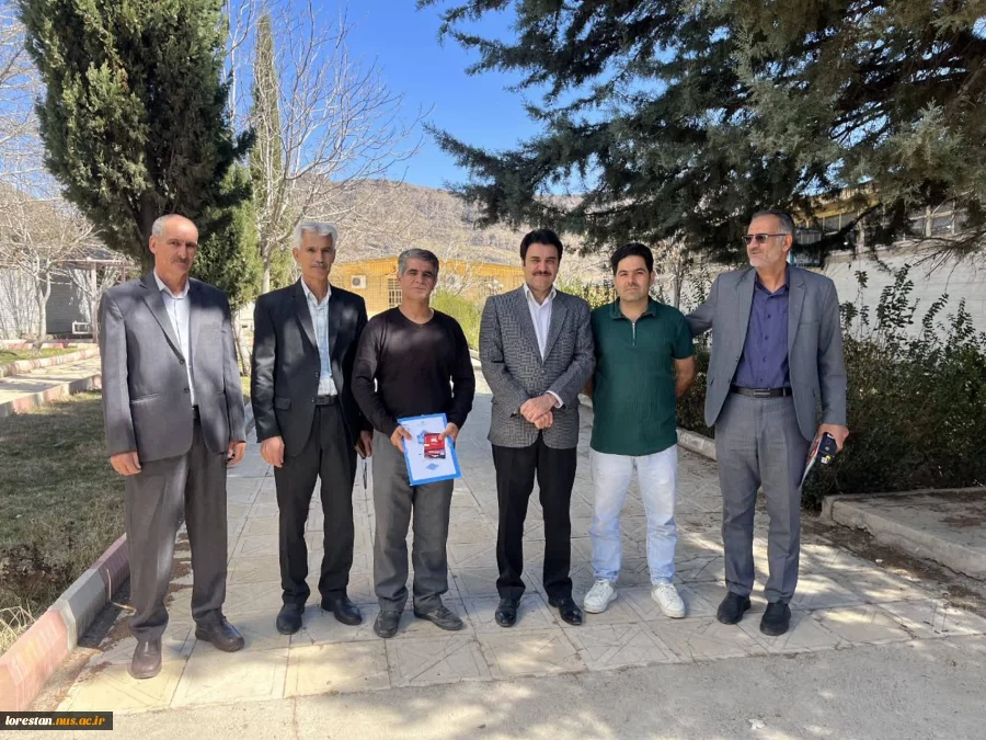 تقدیر سرپرست دانشگاه ملی مهارت استان لرستان از همکاران حراست فیزیکی آموزشکده ملی مهارت دختران و پسران خرم آباد 5