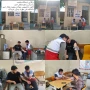 برگزاری ایستگاه سلامت به مناسبت هفته هلال‌احمر در دانشکده ملی مهارت پسران خرم آباد