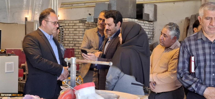 بازدید سرپرست دانشگاه ملی مهارت استان لرستان از آموزشکده پسران دورود 7