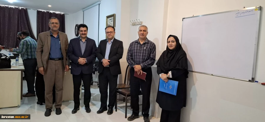 بازدید سرپرست دانشگاه ملی مهارت استان لرستان از آموزشکده پسران دورود 8